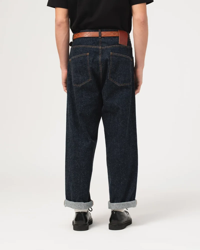 Fit 69 FLH Pants Neppy Denim. Indigo
