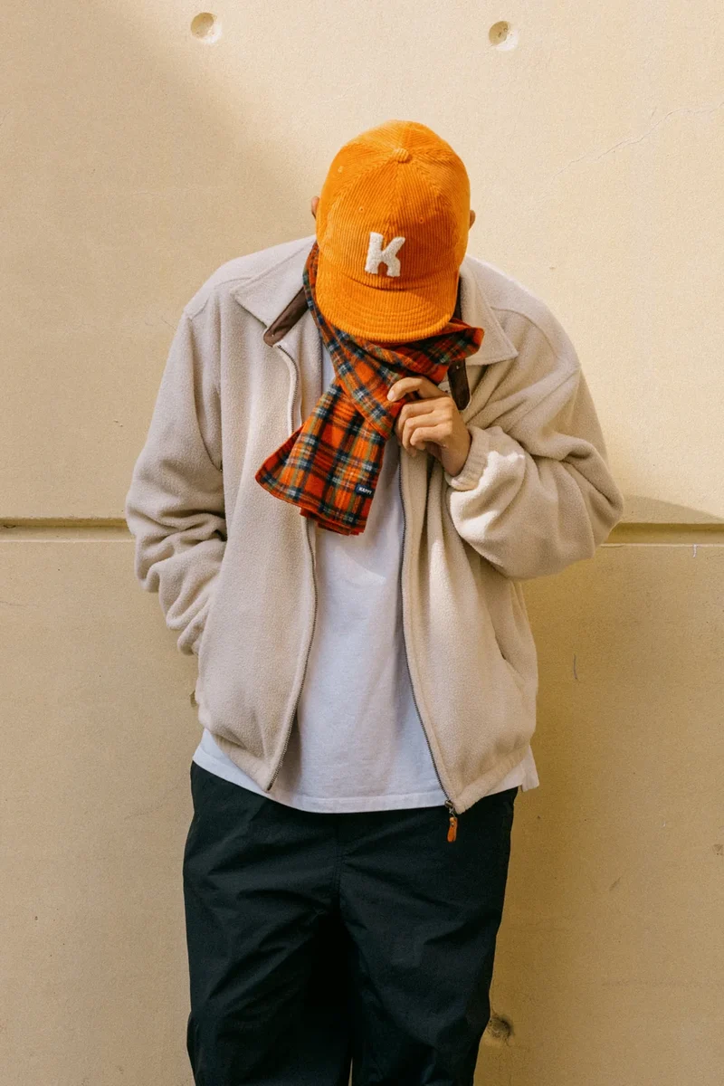 Corduroy Logo Cap - Orange