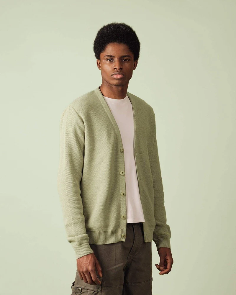 AGOP Cardigan Vert Olive
