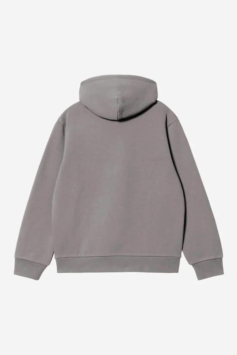 Carhartt Wip HOODED CARHARTT SWEAT Shady Grey / Dark Navy