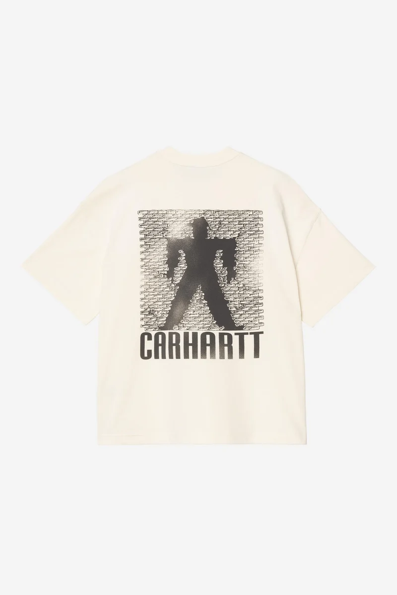 Carhartt Wip BRICKY MAN S/S TEE Wax stone dyed