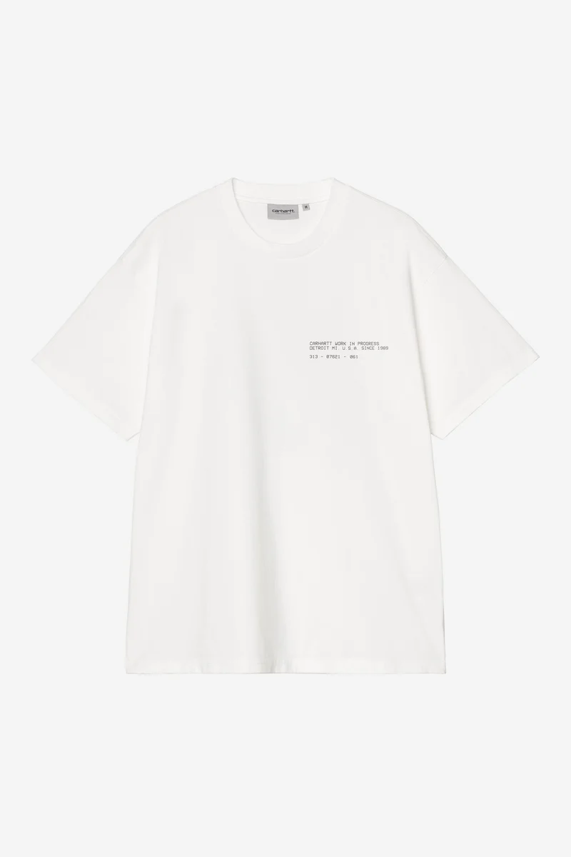 Carhartt Wip FEATHER PROGRESS S/S TEE White