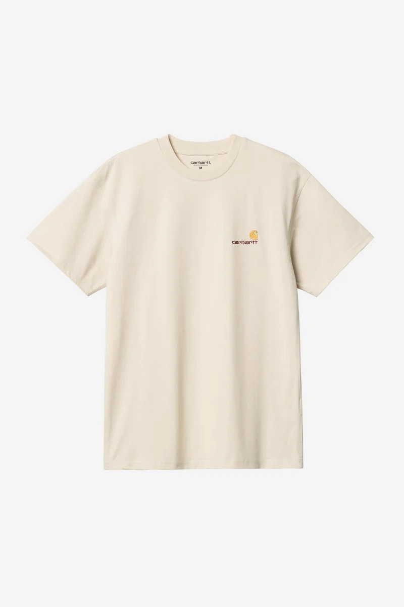 Carhartt Wip AMERICAN SCRIPT S/S TEE Natural