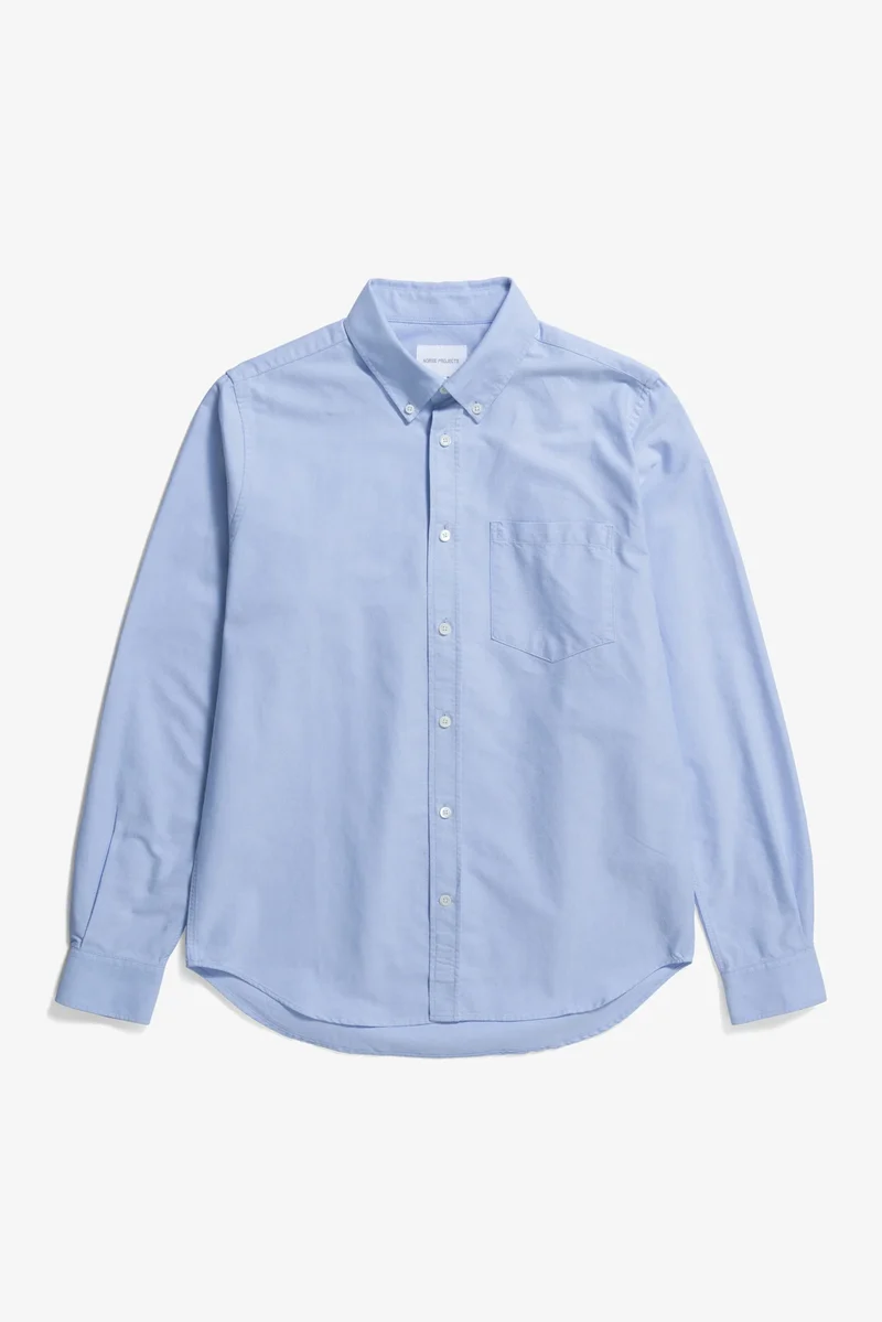 Norse Standard Oxford BD Shirt Pale Blue