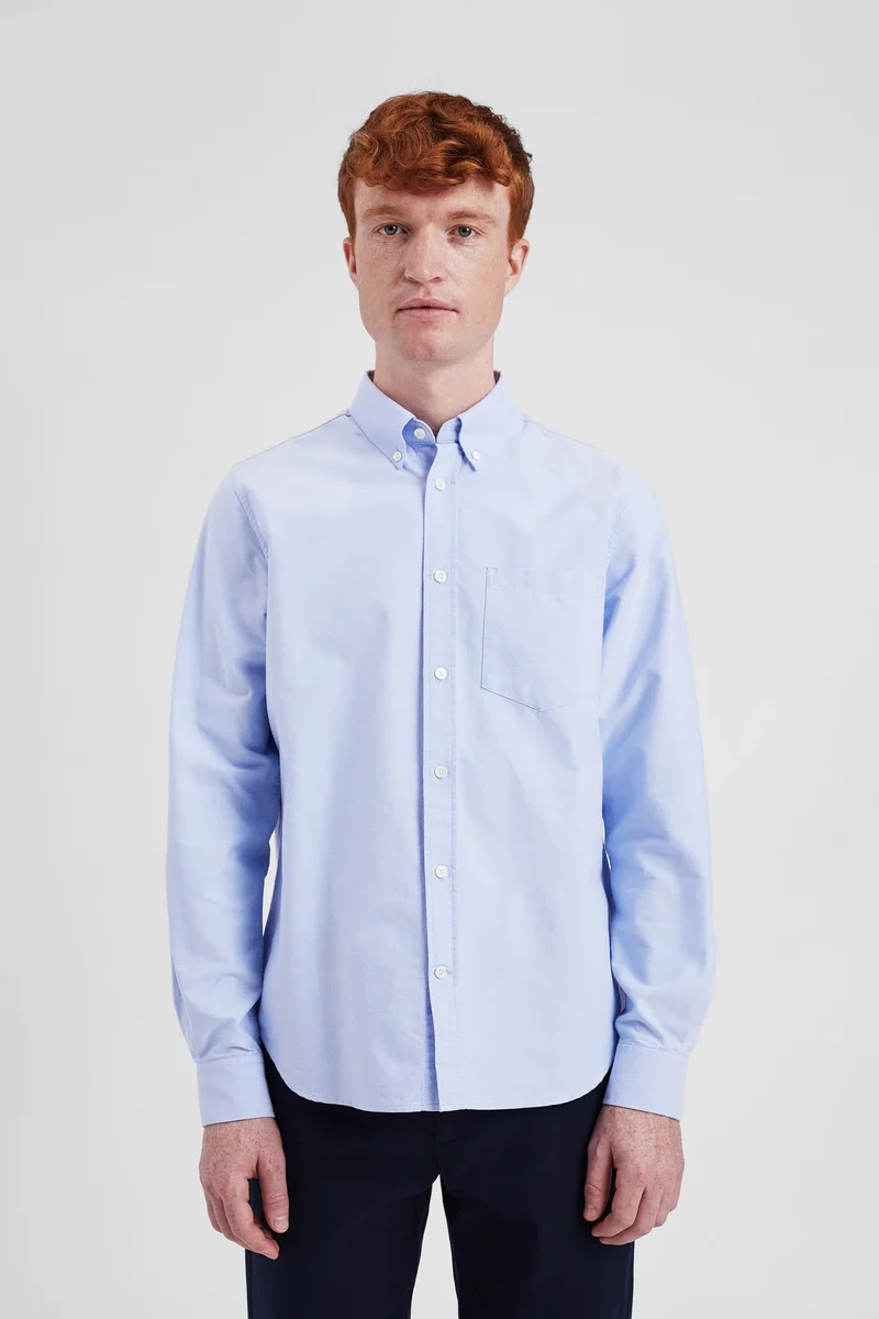 Norse Standard Oxford BD Shirt Pale Blue
