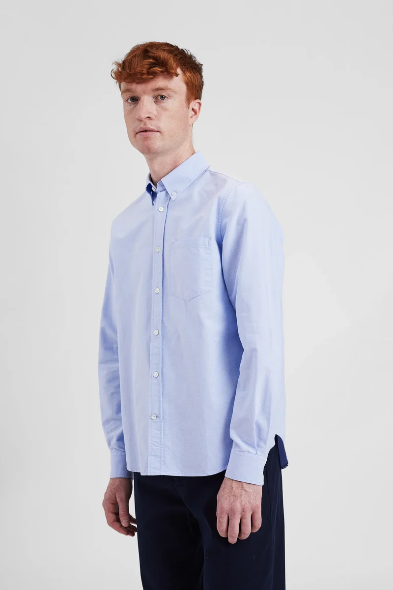 Norse Standard Oxford BD Shirt Pale Blue