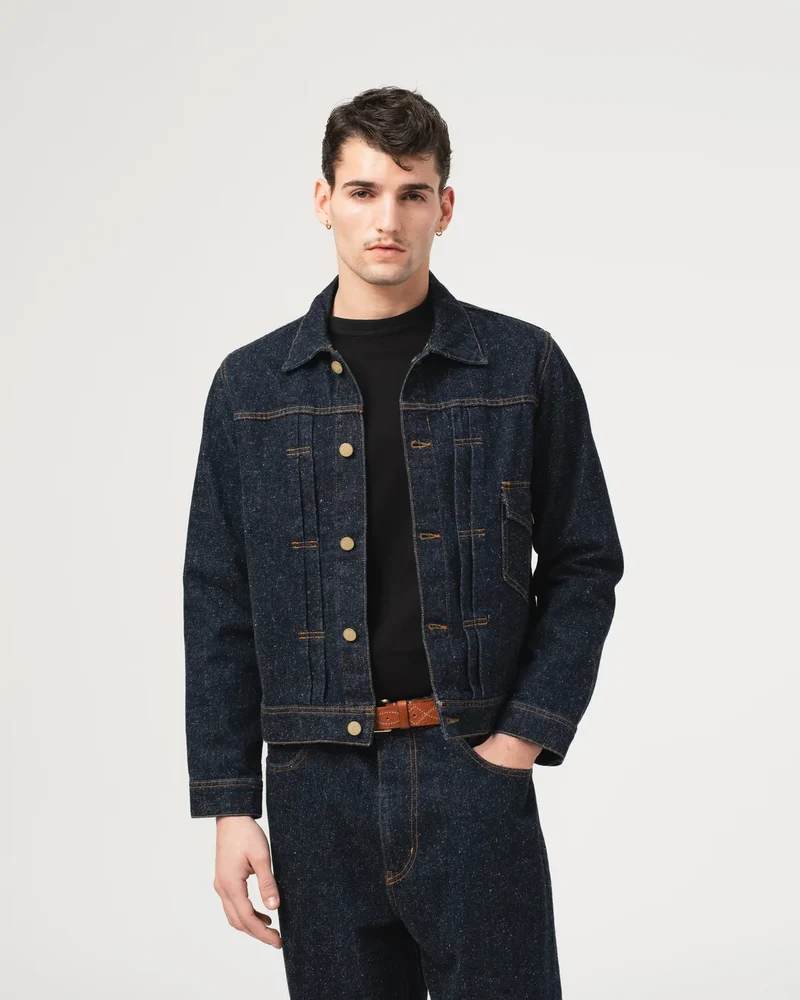 Type Dust 1 Jacket Neppy Denim Indigo