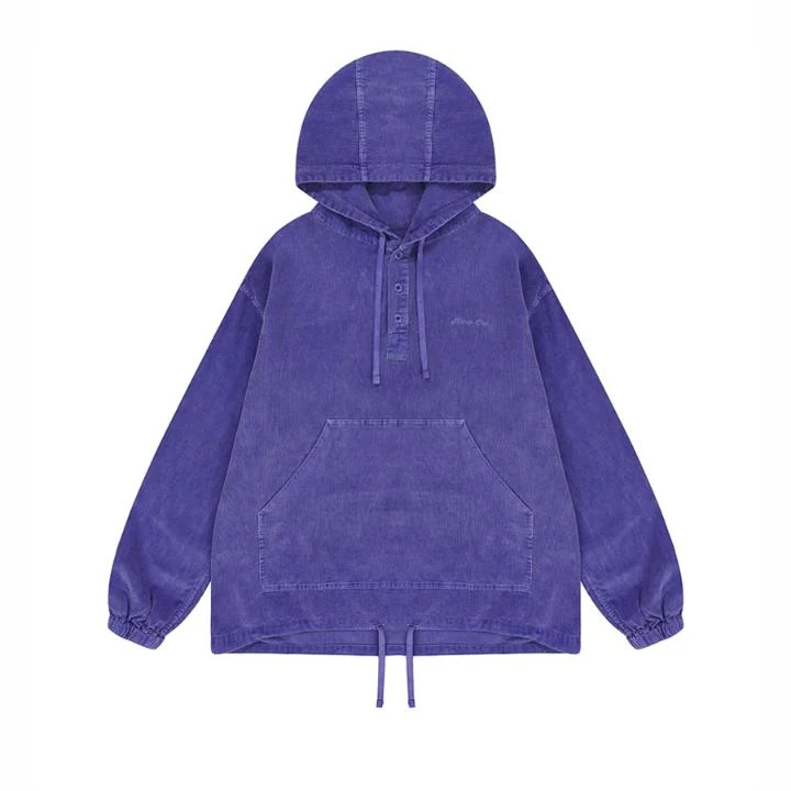 Pigment Corduroy Anorak - Purple