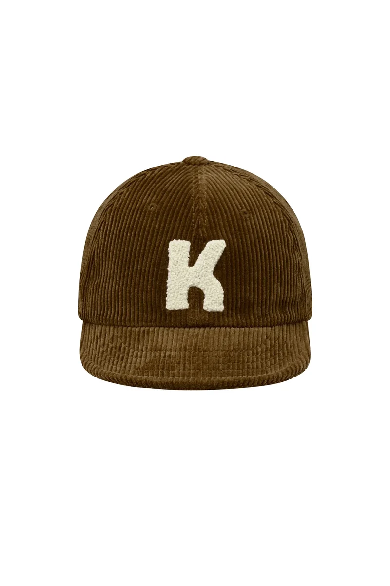 Corduroy Logo Cap - Brown