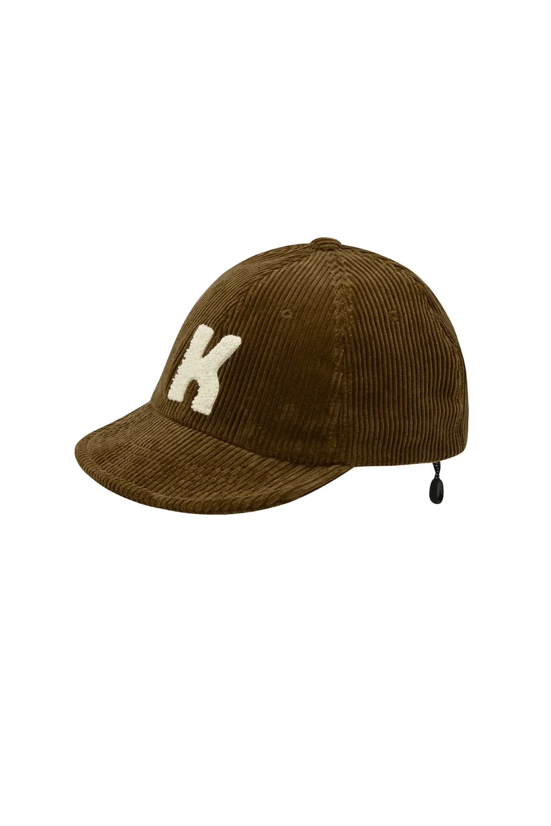 Corduroy Logo Cap - Brown