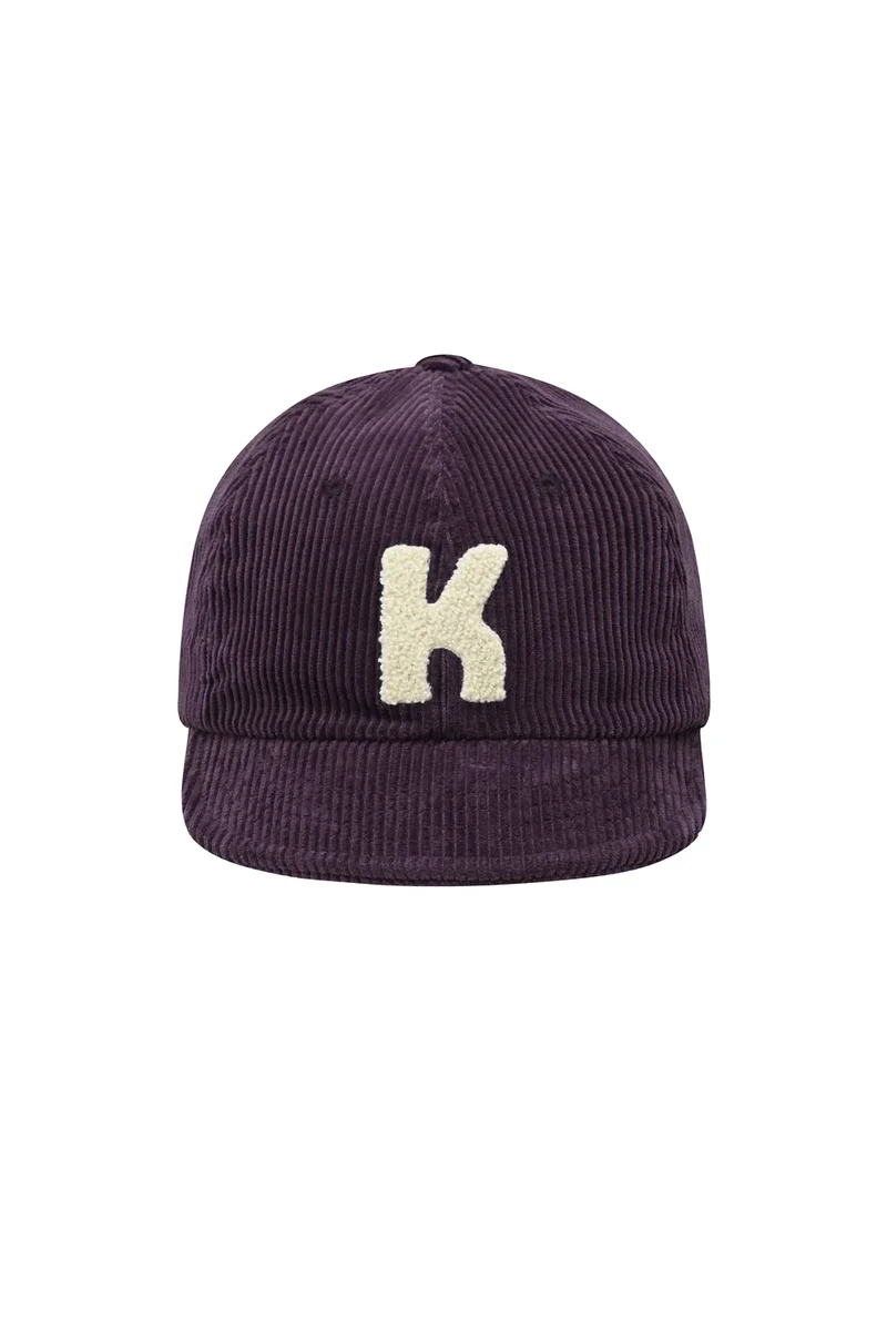 Corduroy Logo Cap - Purple