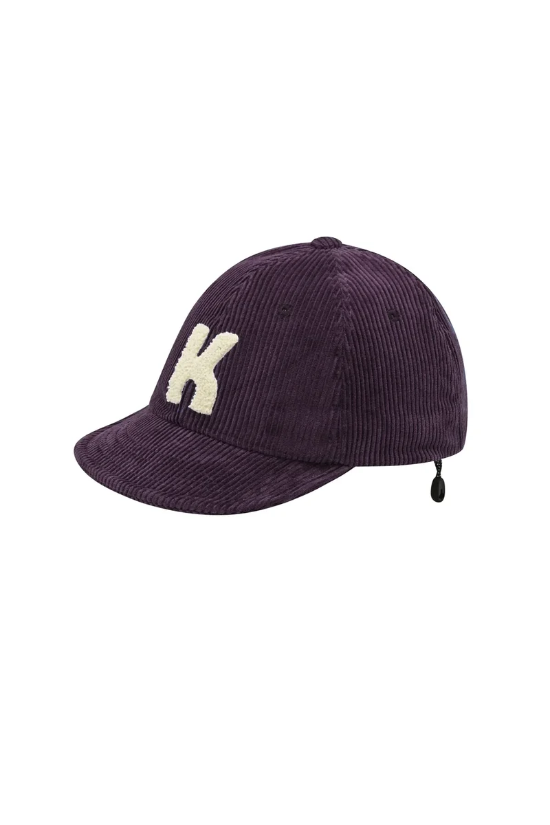 Corduroy Logo Cap - Purple