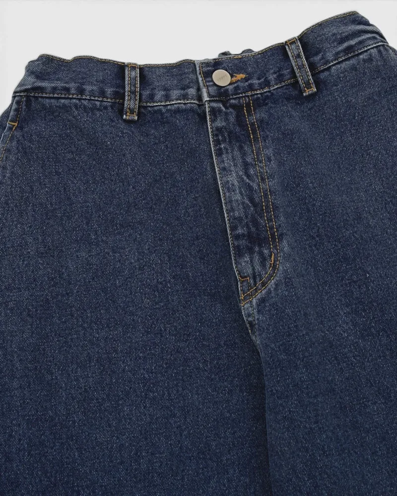Washed Loose Denim - Blue