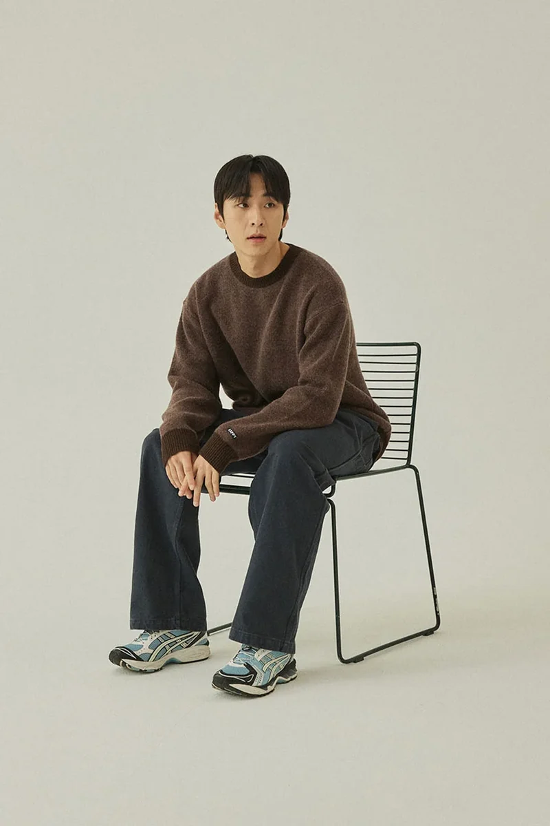 Two Tuck Wide Kation Pants - Dark gray