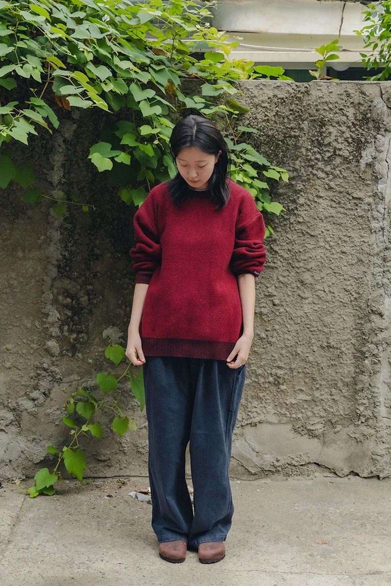 Two Tuck Wide Kation Pants - Dark gray