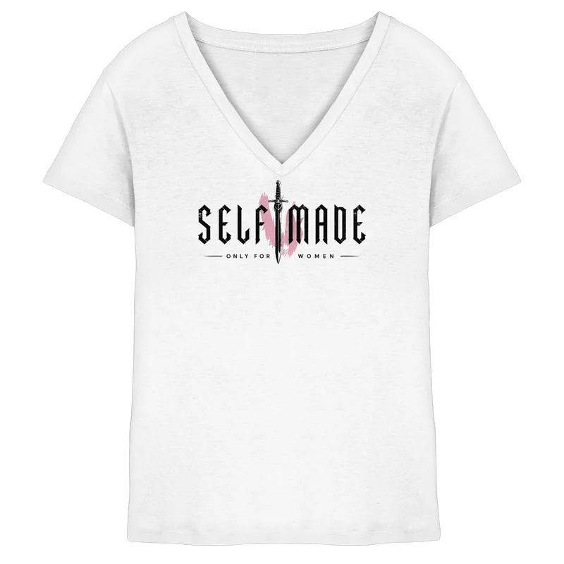 only for Women No4 - Ladies V-Neck Shirt