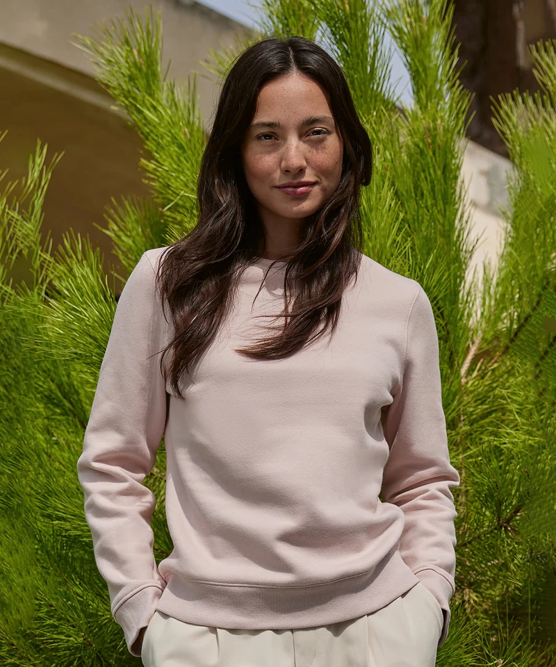 White* - B&C Queen crew neck