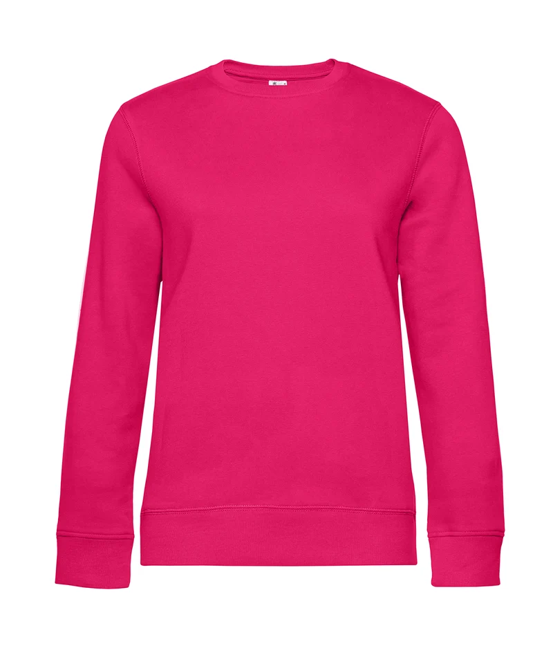 Magenta Pink - B&C Queen crew neck