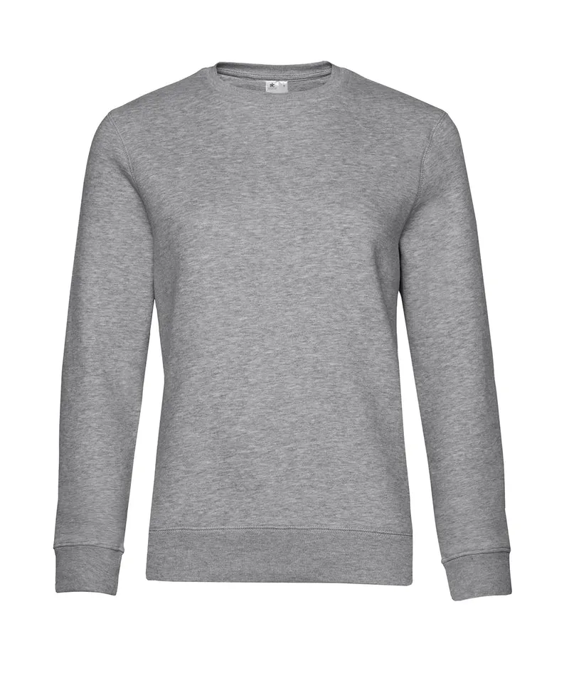 Heather Grey* - B&C Queen crew neck