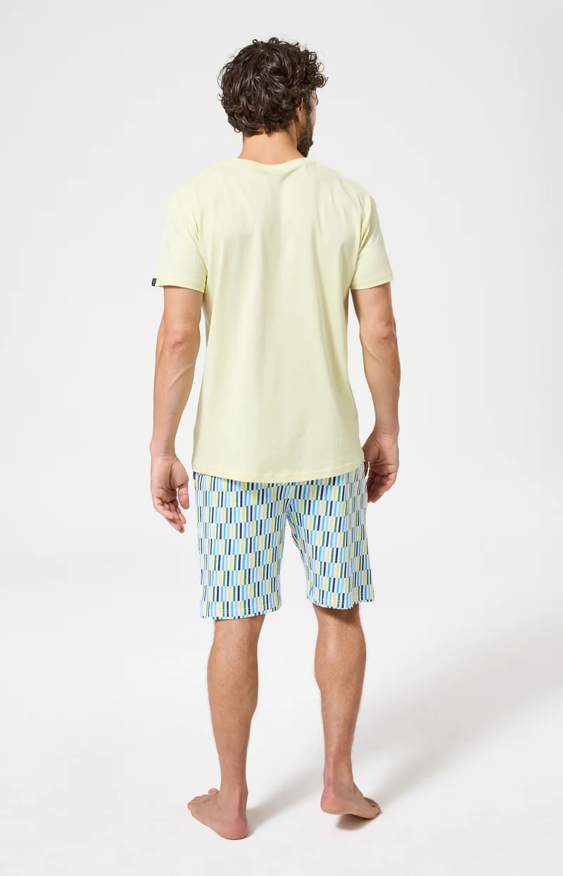 Pyjashort en jersey de coton léger - Décalé