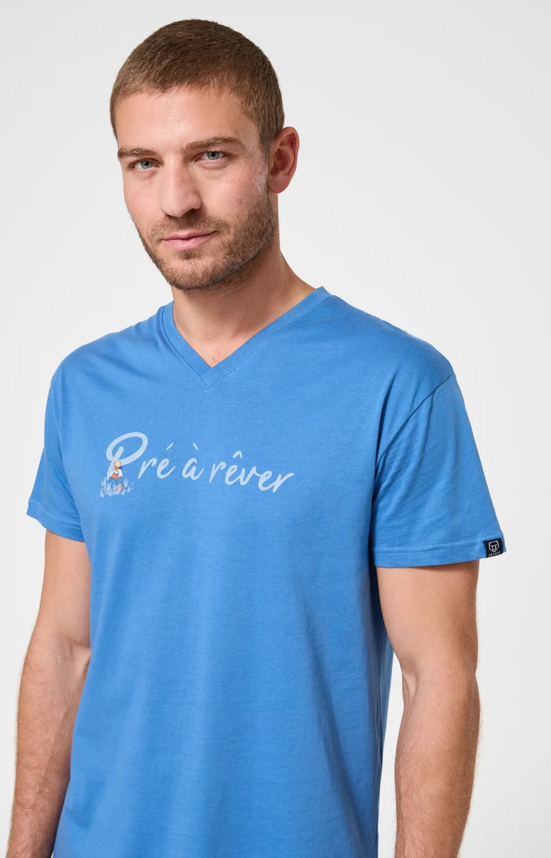 Pyjashort en jersey de coton léger - Pré à rêver