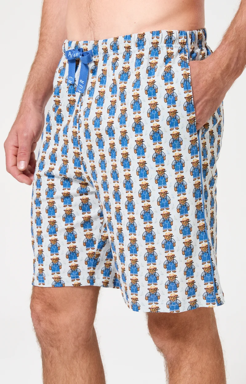 Pyjashort en jersey de coton léger - Pré à rêver