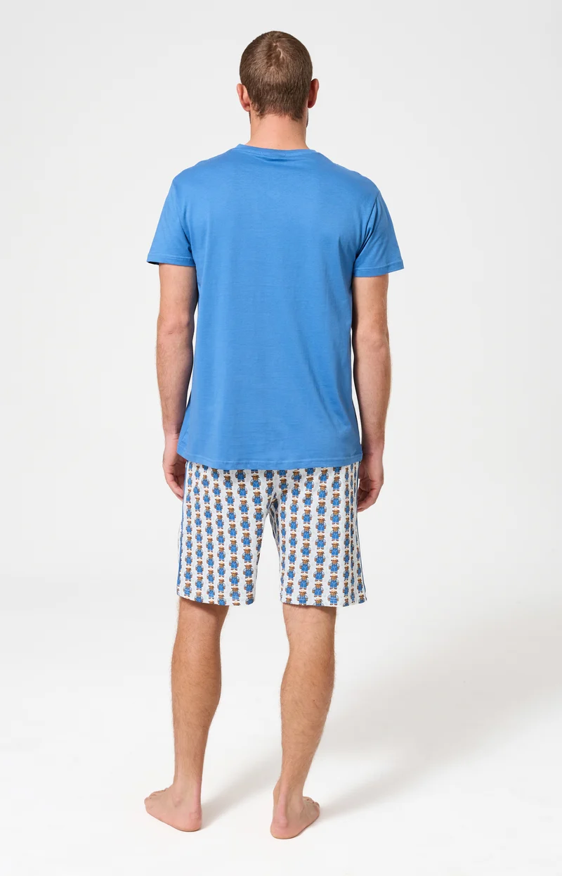 Pyjashort en jersey de coton léger - Pré à rêver