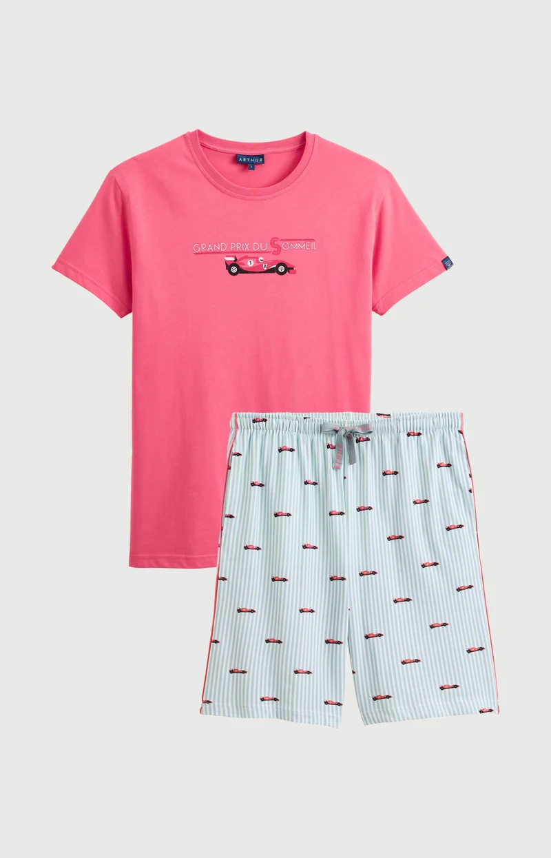 Pyjashort en jersey de coton léger - Le Grand Prix du Sommeil