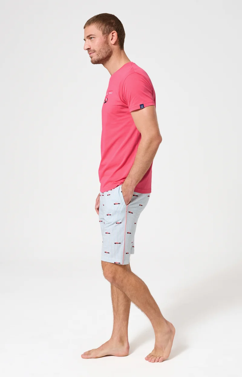 Pyjashort en jersey de coton léger - Le Grand Prix du Sommeil