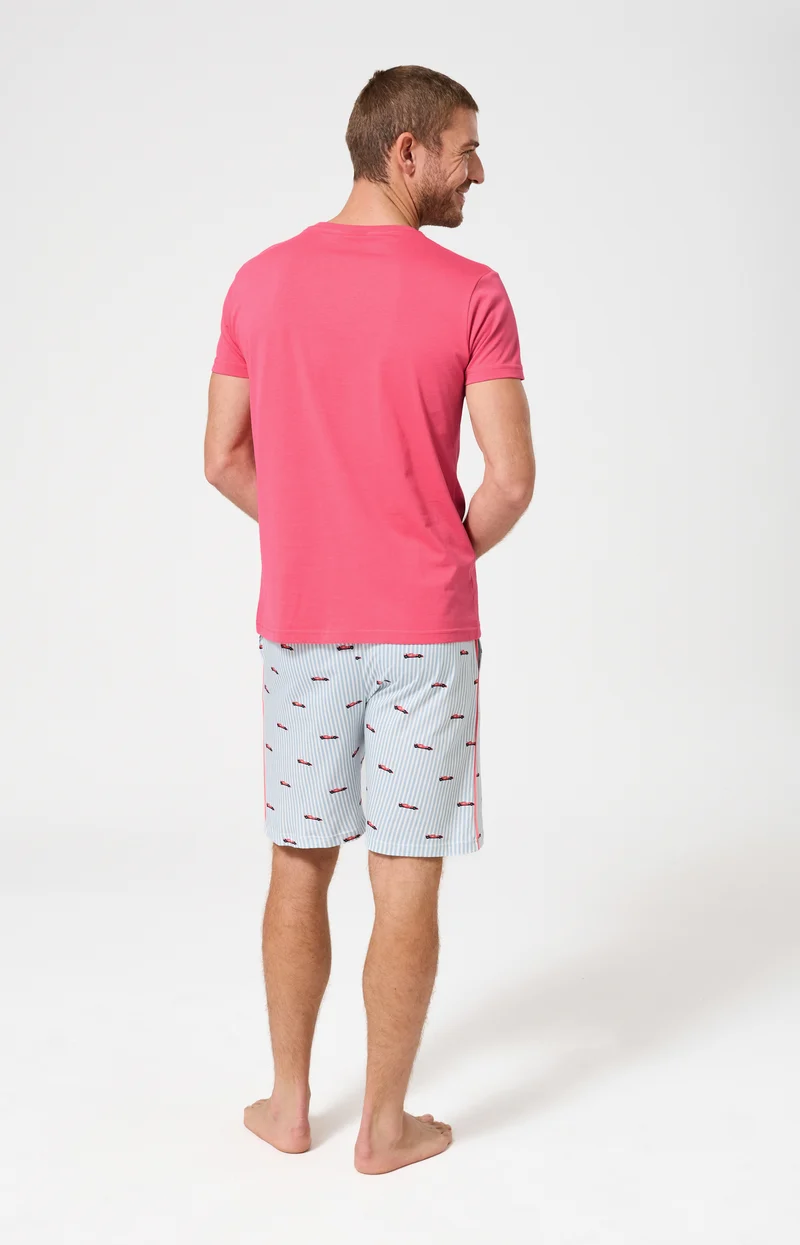 Pyjashort en jersey de coton léger - Le Grand Prix du Sommeil