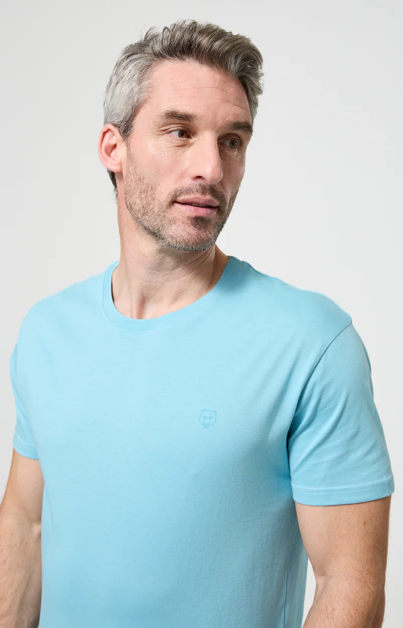 Tee-shirt en jersey de coton léger - Pacifique