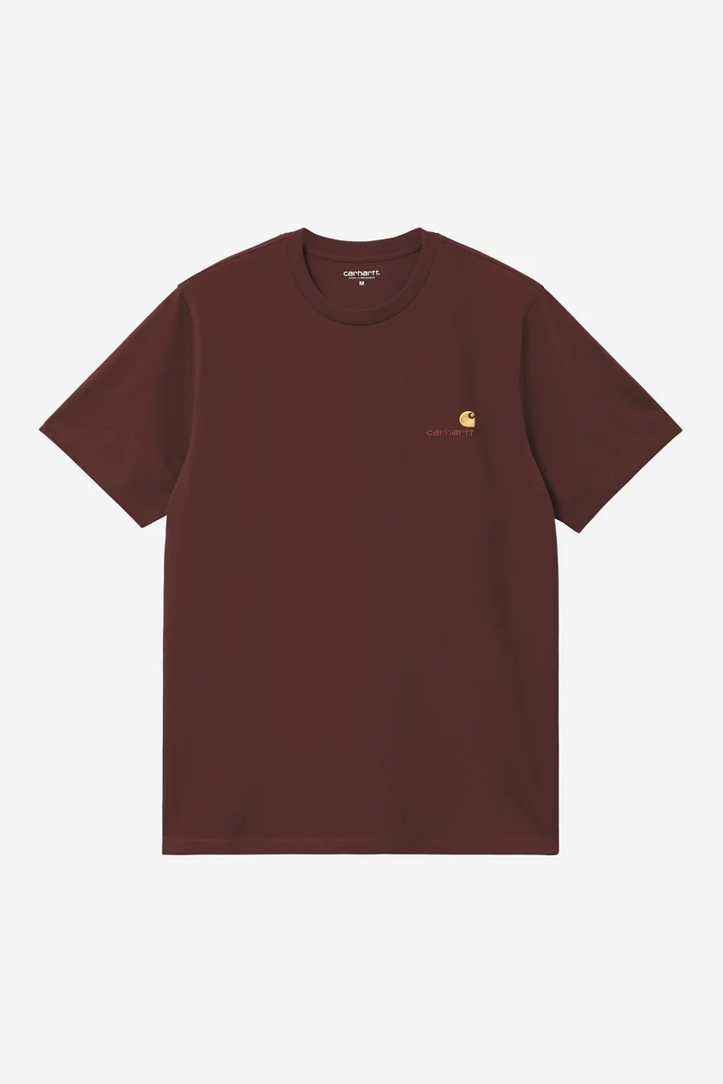 Carhartt Wip AMERICAN SCRIPT S/S TEE Amarone