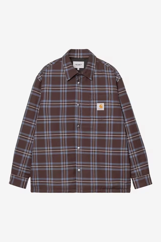 Carhartt Wip BAIRD SHIRT JACKET Baird Check Palisander