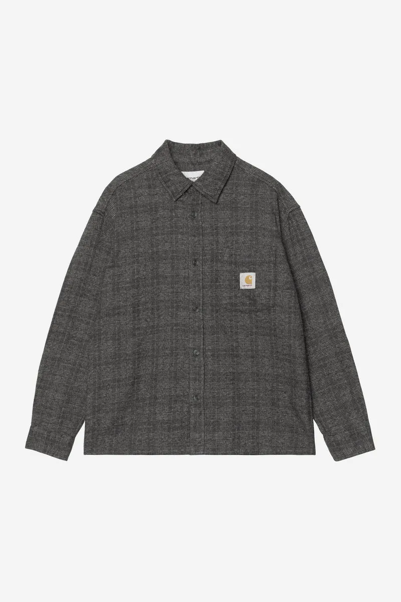 Carhartt Wip BAGLEY L/S SHIRT Bagley Check Black