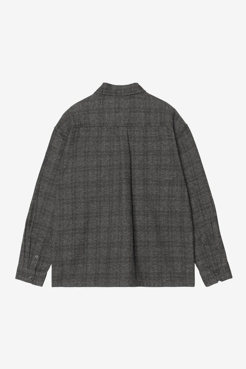 Carhartt Wip BAGLEY L/S SHIRT Bagley Check Black