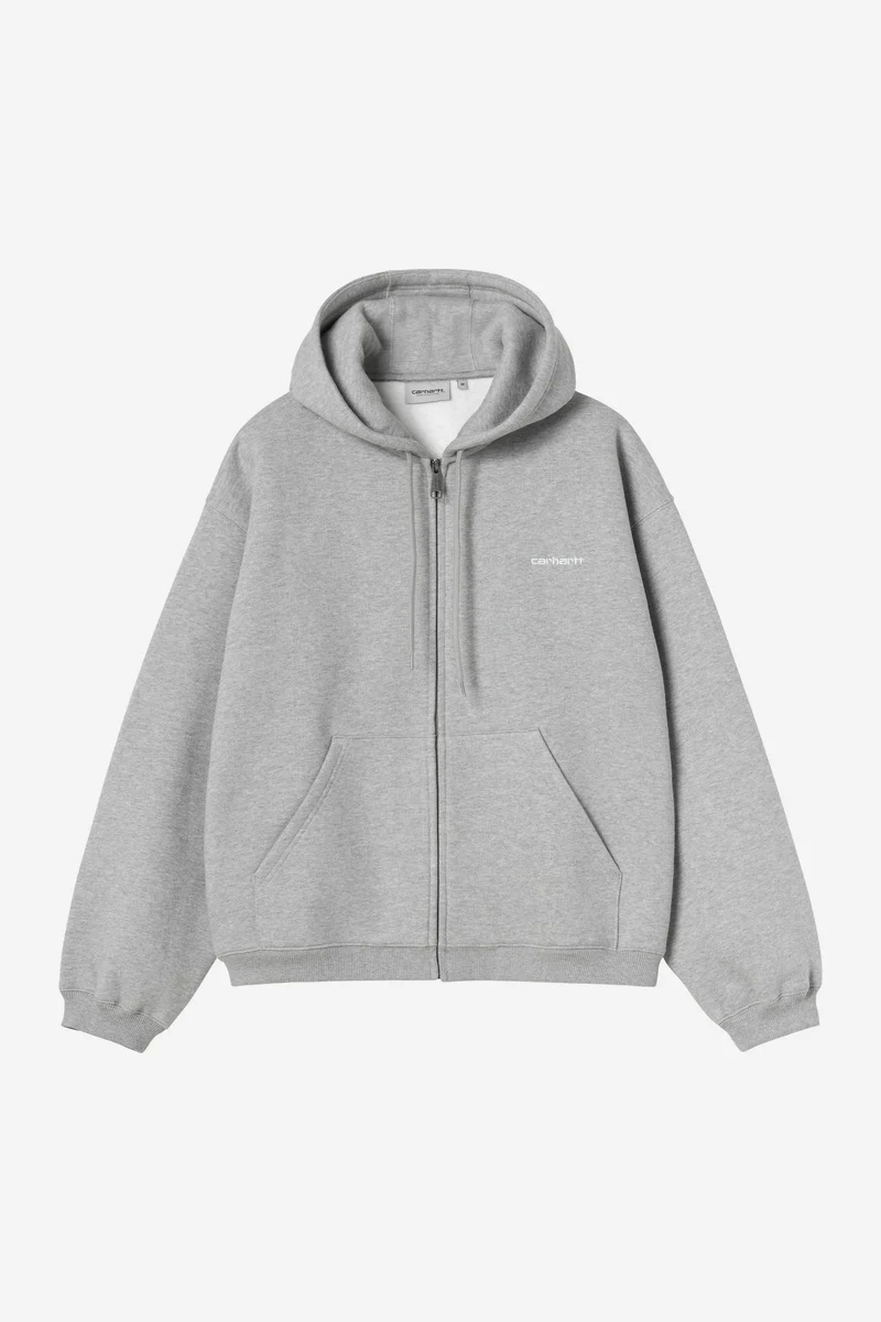 Carhartt Wip HOODED EBBERT JACKET Grey Heather / White