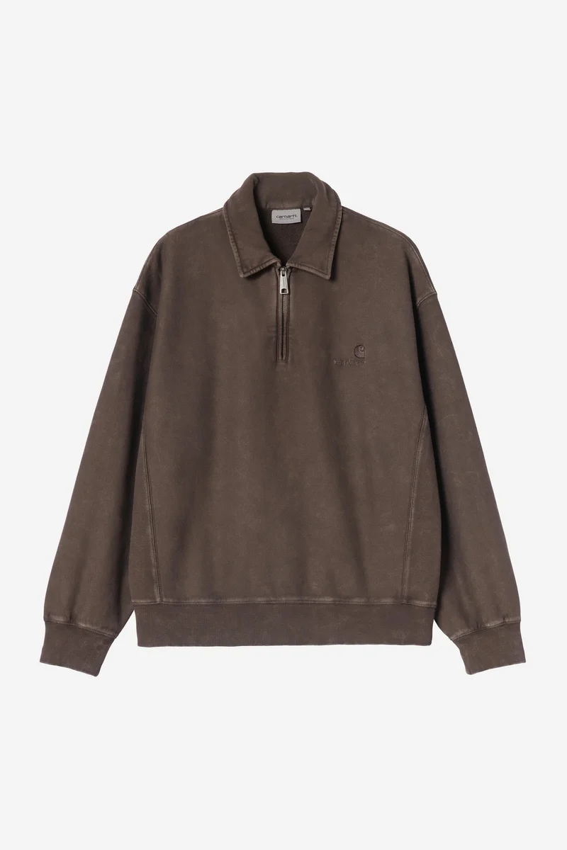 Carhartt Wip LAMBERT SWEAT Tobacco moon wash