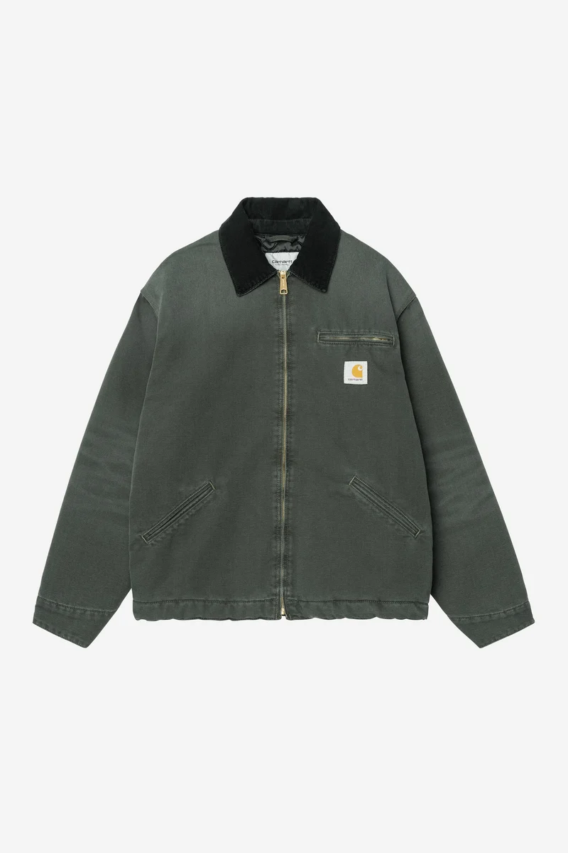 Carhartt Wip OG DETROIT JACKET Raven / Black stone canvas