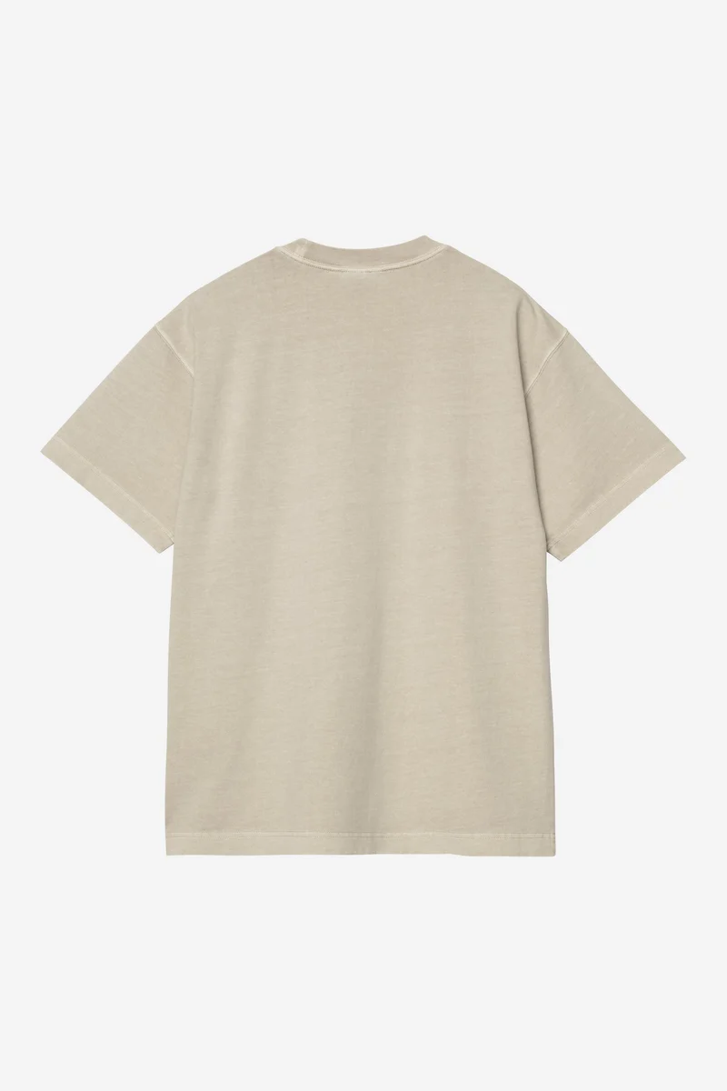 Carhartt Wip VISTA S/S TEE Fleur De Sel garment dyed