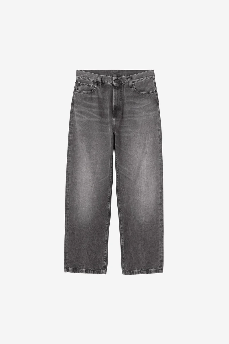 Carhartt Wip LANDON PANT Black marble used wash