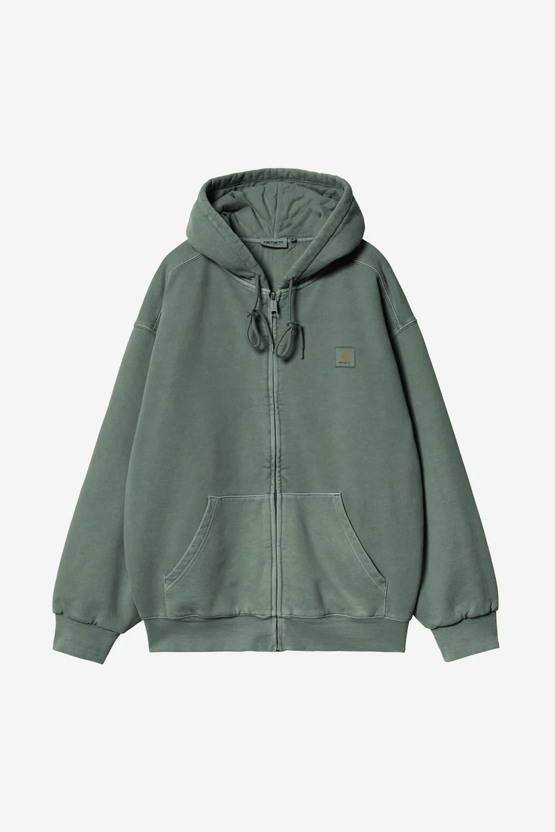 Carhartt Wip HOODED VISTA JACKET Dark Scarab garment dyed