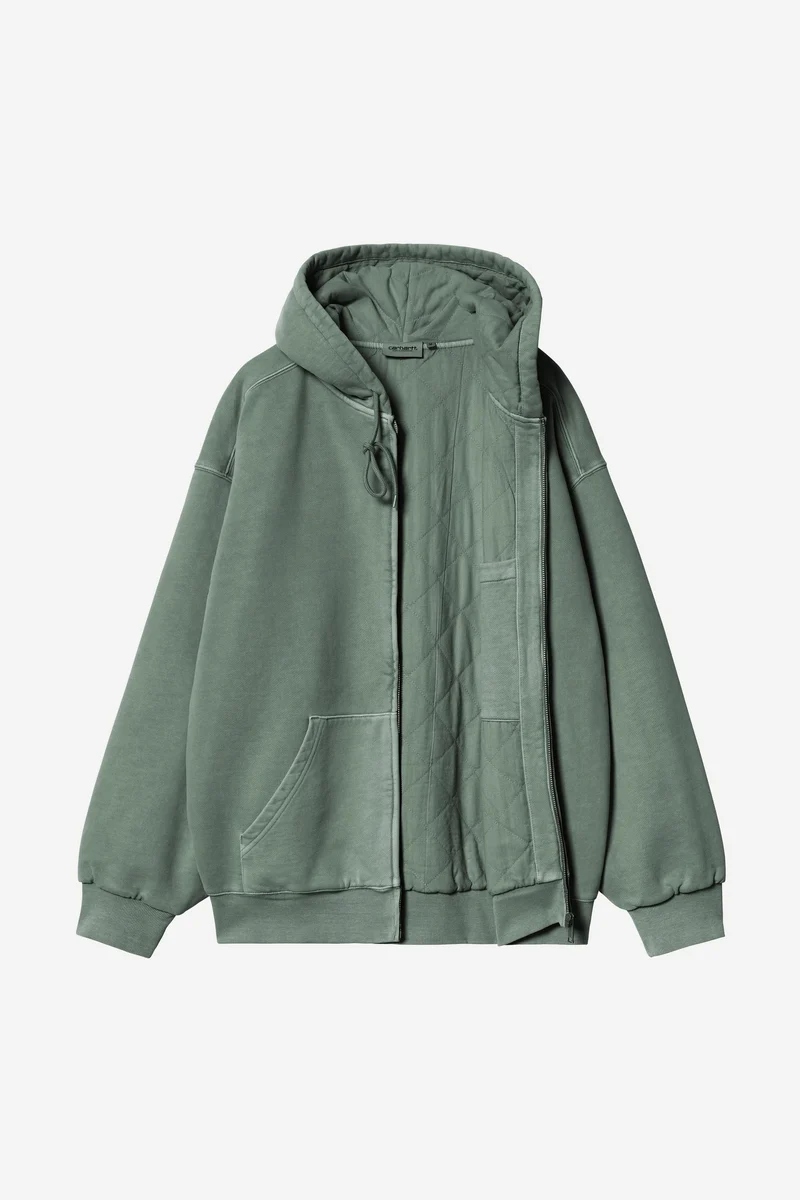 Carhartt Wip HOODED VISTA JACKET Dark Scarab garment dyed
