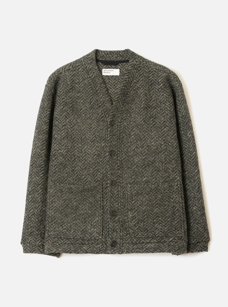 Raven Fleece Advance Cardigan - Olive