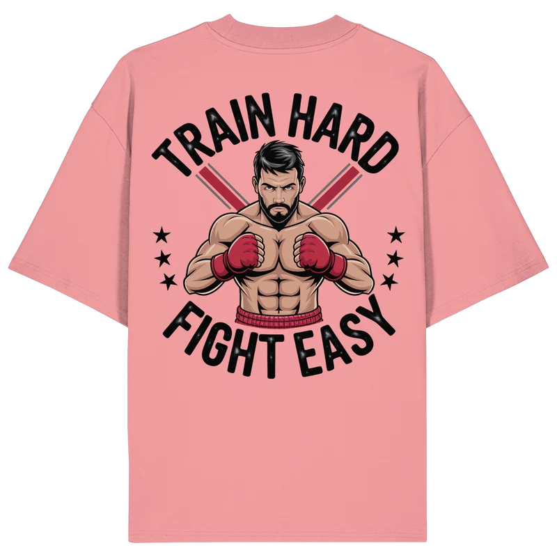 Train Hard Muaythai No11 - Organic Oversize Shirt