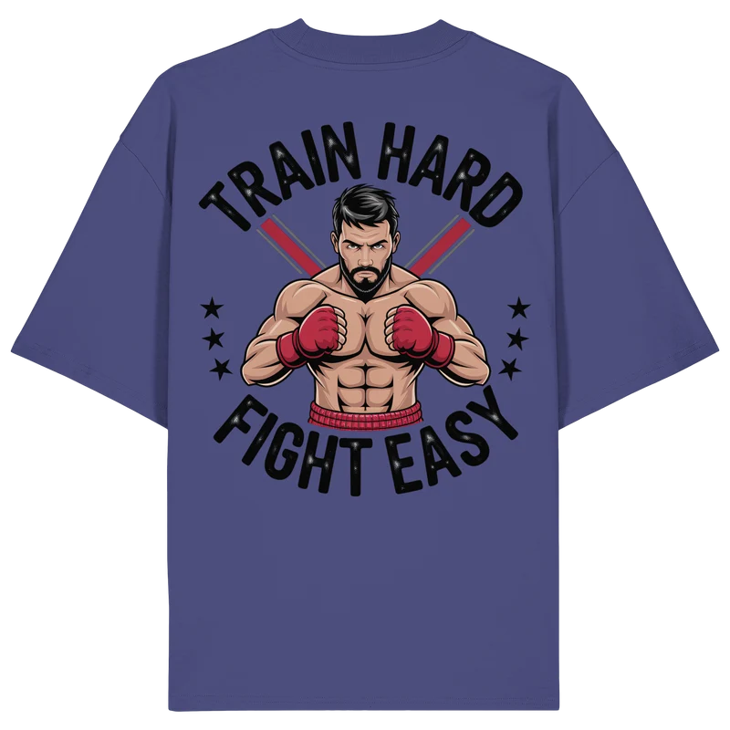 Train Hard Muaythai No11 - Organic Oversize Shirt