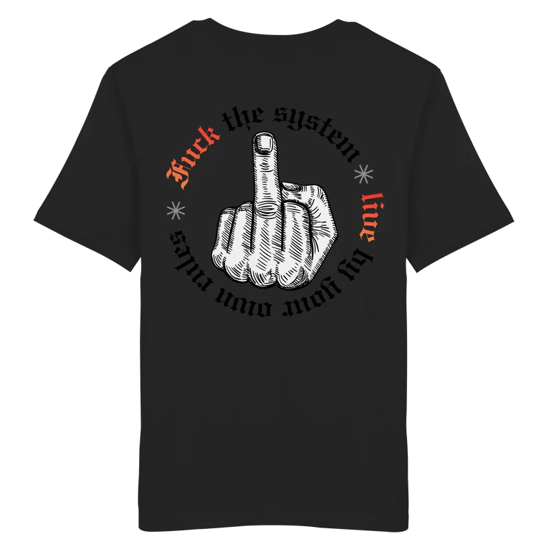 Fuck The System Gold No48 - Organic Shirt