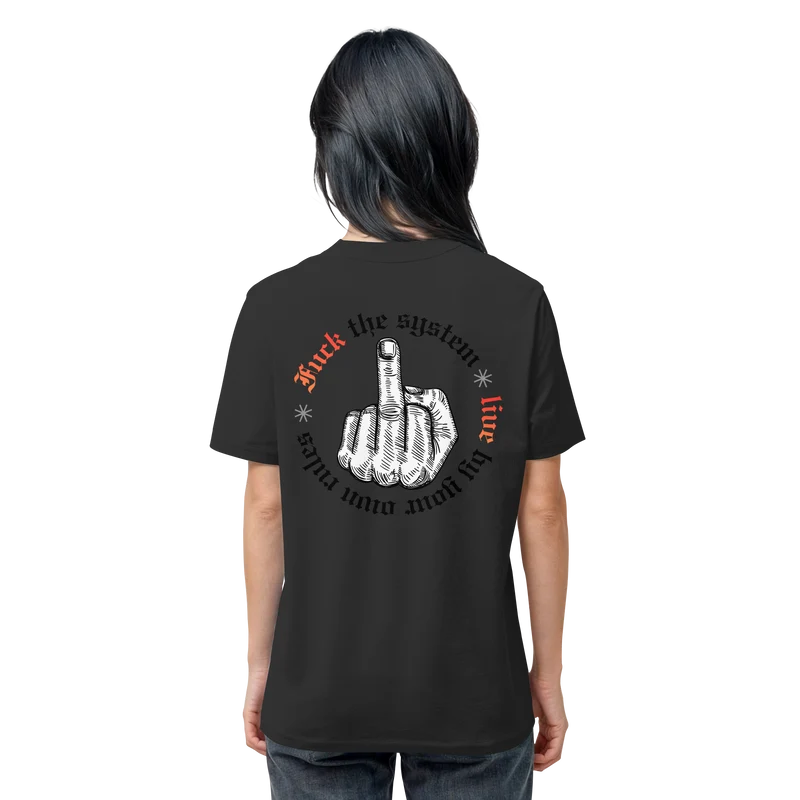 Fuck The System Gold No48 - Organic Shirt
