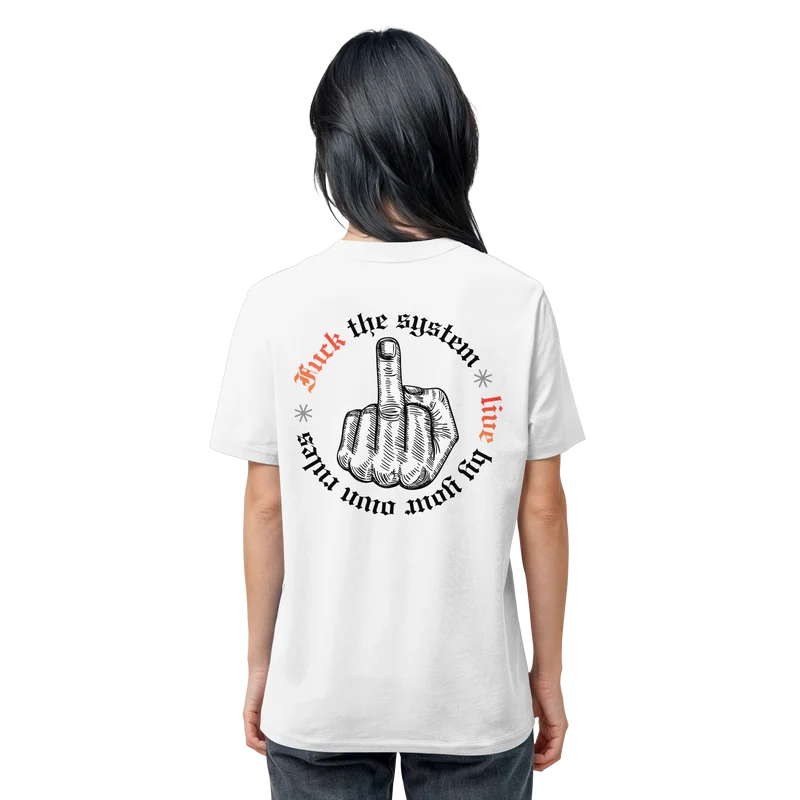 Fuck The System Gold No48 - Organic Shirt
