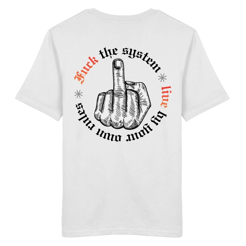 Fuck The System Gold No48 - Organic Shirt