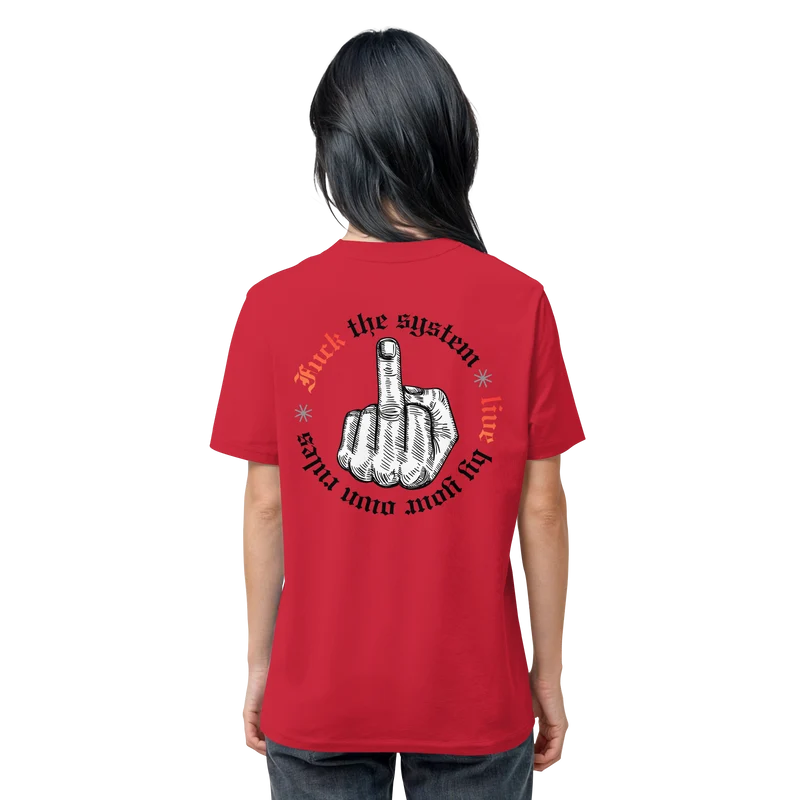 Fuck The System Gold No48 - Organic Shirt